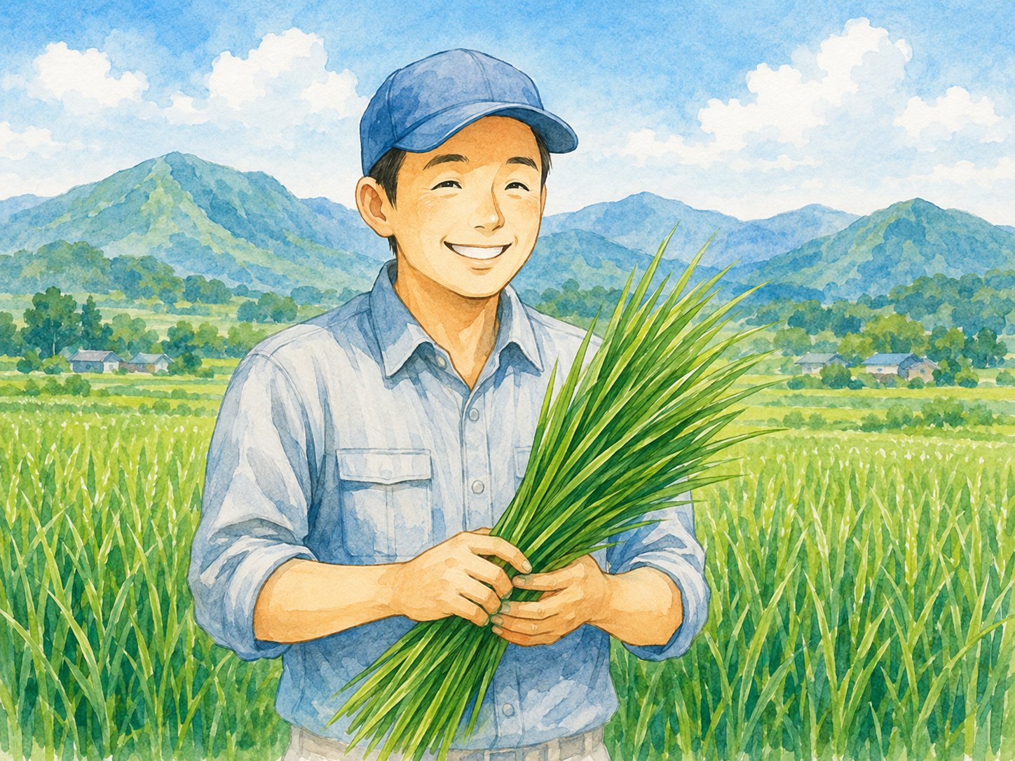 大分県国東半島の契約農家