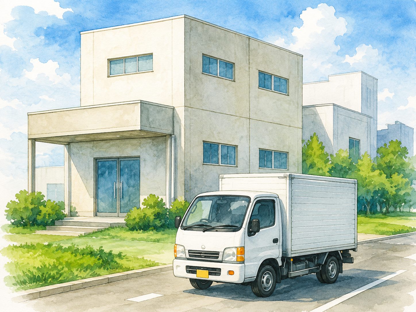 収穫した大麦若葉を新鮮なまま加工